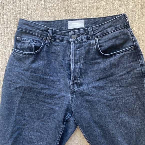 Everlane The Curvy 90s Cheeky Straight Jean, 31, Washed Black - Picture 3 of 13